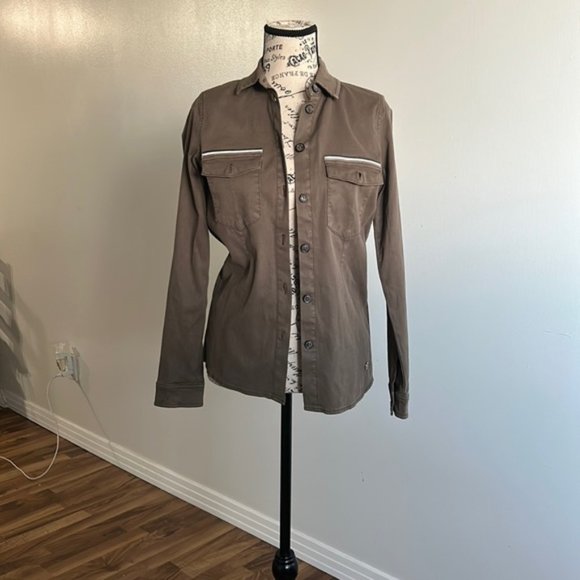 Mos Mosh Style Selby Naya Shirt Chocolate Chip size 36 - Picture 1 of 6